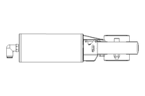 Butterfly valve B DN025 OVO NC HF