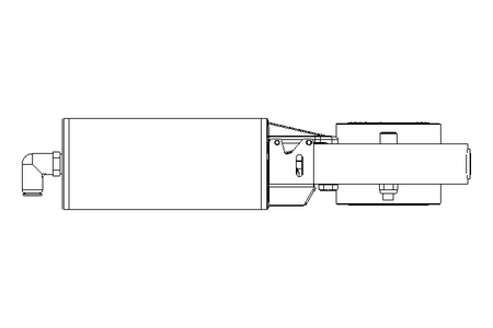 Butterfly valve B DN040 OVO NC HF