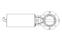 Butterfly valve B DN065 OVO NC HF