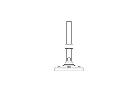 piede snodato D=100 H=174 20000N M16