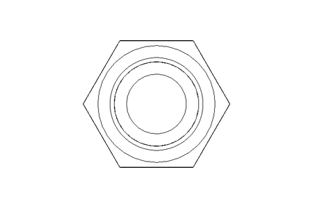 Hexagon screw M12x25 A2-70 DIN933 Tuflok