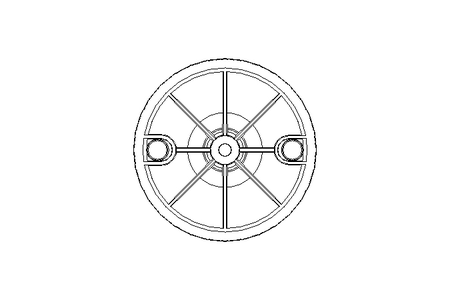 Pie articulado D=100 H=207 16000N M16