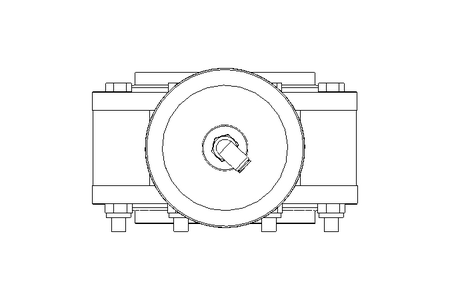 Butterfly valve B DN125 FVF NC E D80