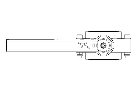 Butterfly valve B DN040 OVO MA HF