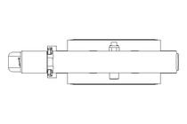 Butterfly valve B DN080 OVO MA HF