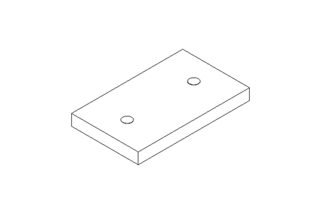 Gleitplatte BM372 50x30x5 mm