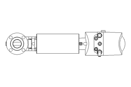 Butterfly valve B DN040 FVF NC E