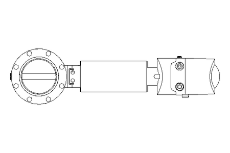 Butterfly valve B DN100 FVF NC E