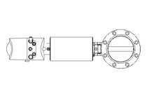 Butterfly valve B DN125 FVF NC E