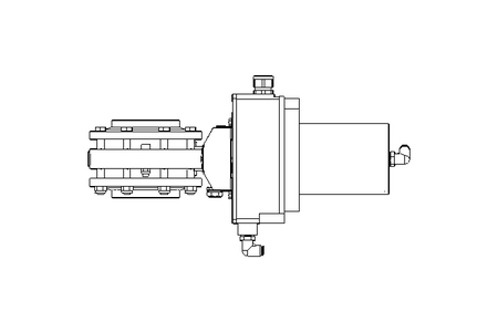 Butterfly valve BR DN080 FVF NC E