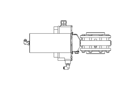 Butterfly valve BR DN080 FVF NC E