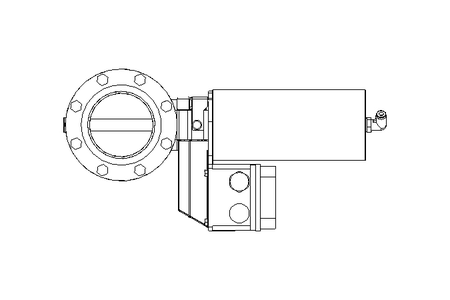 Butterfly valve BR DN080 FVF NC E