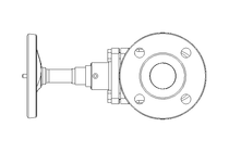 Stop valve DN050 PN16 MA BOA-H JS1025