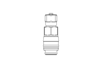 Kupplungsdose Schlauch LW4 Ms vernickelt