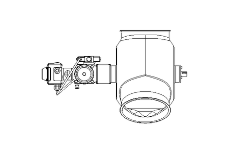 Klappkasten mit Kragen DN200