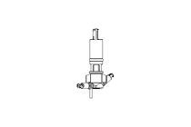 Aseptic double seat valve