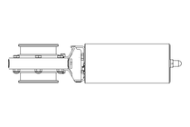 Butterfly valve B OD3.0 CVC NC E