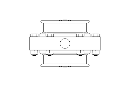 Butterfly valve B OD3.0 CVC NC E