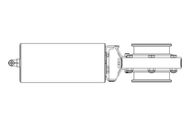 Butterfly valve B OD3.0 CVC NC E