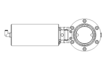 Butterfly valve B OD3.0 CVC NC E