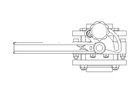 Butterfly valve B DN050 FVF MAV E