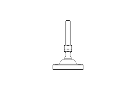 Gelenkfuß D=125 H=200 45000N M20