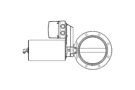 Butterfly valve BR DN150 OVO NC E