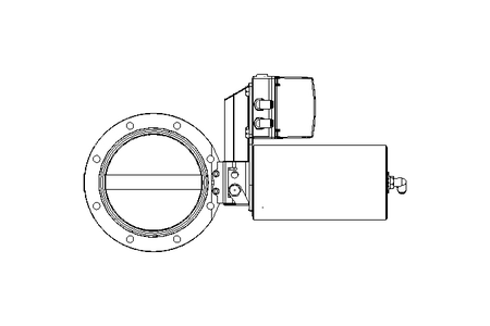 Butterfly valve BR DN150 OVO NC E