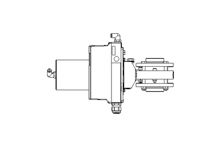 Butterfly valve BR DN050 FVF NC E