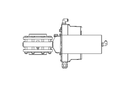 Butterfly valve BR DN080 FVF NC E