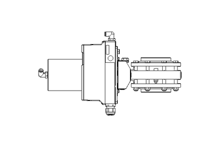 Butterfly valve BR DN080 FVF NC E