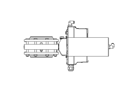 Butterfly valve BR DN100 FVF NC E