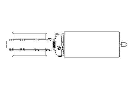 Butterfly valve B DN100 CVC AA F