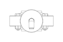 Butterfly valve B OD2.0 WVW NC E