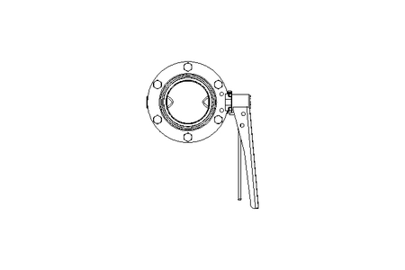 Butterfly valve B OD3.0 CVC MA E