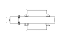 Butterfly valve B OD2.5 CVC MA E