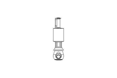 Aseptic seat valve SAL DN040 10 NC P