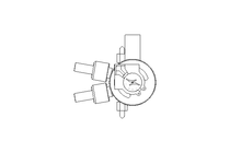 Doppeldichtventil D DN025 10 NC E EX