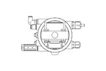 Butterfly valve B DN025 WVM NC E