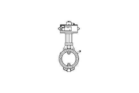 Absperrklappe DKZ 110 APS DN200 PN10