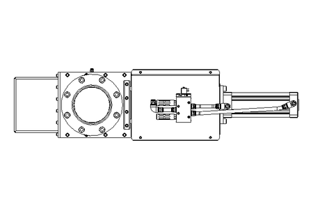 Vacuumschieber DN200 - optimiert