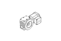 Schneckengetriebemotor 0,37kW 20 1/min