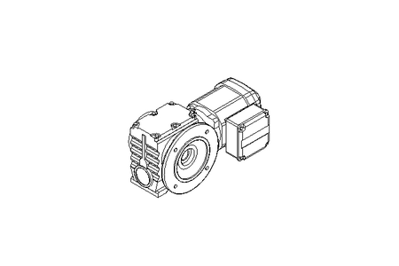 Worm gear motor 0.37kW 20 1/min