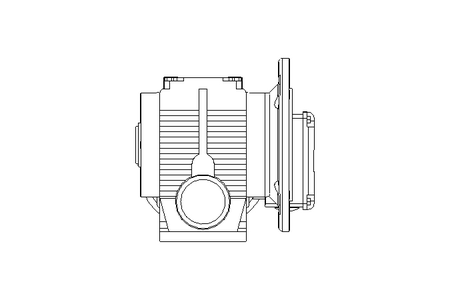 Worm gear motor 0.37kW 20 1/min