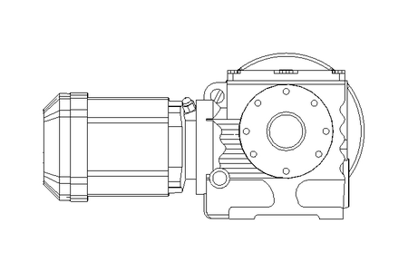 Schneckengetriebemotor 0,37kW 20 1/min