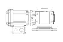 Schneckengetriebemotor 0,37kW 20 1/min