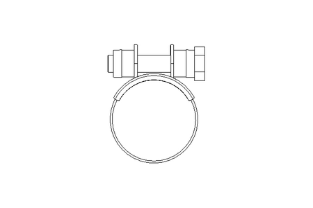 Hose clamp D=20 B=9