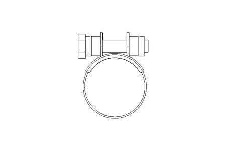 Hose clamp D=20 B=9