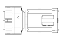 Flachgetriebemotor 18,5kW 45 1/min