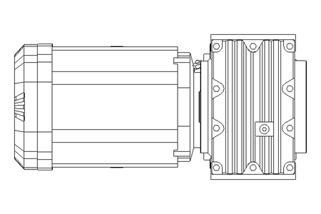 Par.shaft hel. gear motor 18.5kW 45